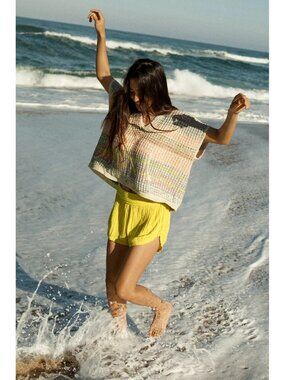 Anthropologie Daily Practice Textured Thermal Hoodie